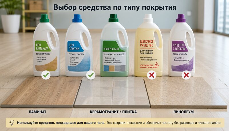 Неправильно подобранное средство
